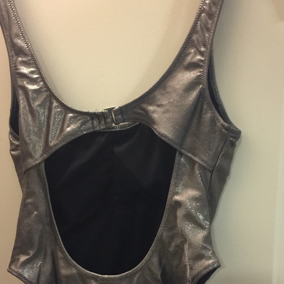 Shimmery Forever 21 1 Piece Bathing Suit - Picture 3 of 5